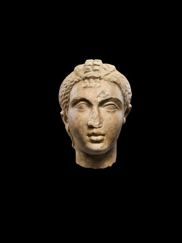  - Ancient Roman marble portrait head of a girl, 2nd/3rd century A.D.