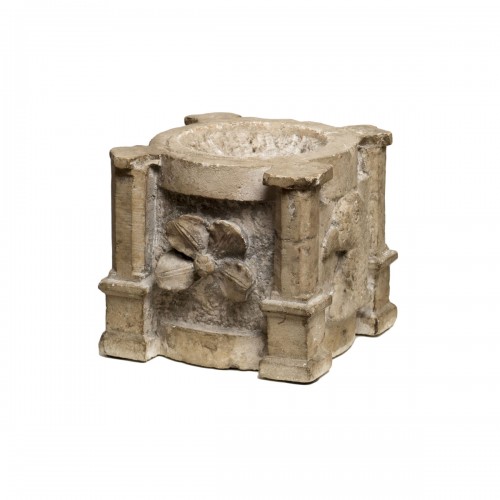 Marble Mortar, Italy, 14th Century