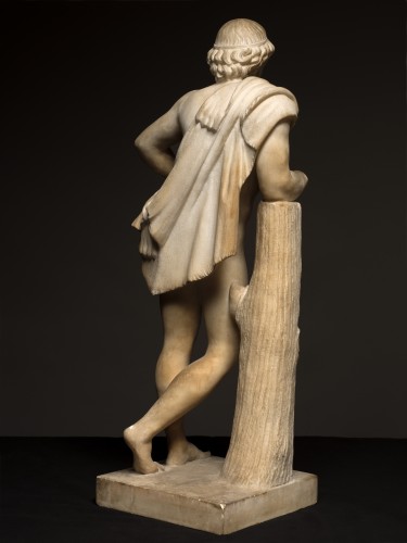 Satyre au repos d'après Praxitèle, Italie 19e siècle - Sculpture Style 