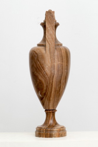Objet de décoration Cassolettes, coupe et vase - Urne néoclassique en albâtre, Italie 19e siècle