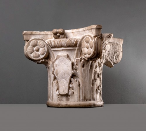 Chapiteau en marbre - Florence 15e,16e siècle - Matériaux & Architecture Style Renaissance