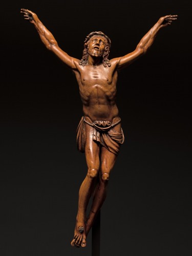 German boxwood figure of Cristo Vivo - 