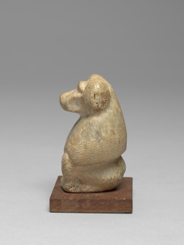 Figure d'albâtre de thoth, Égypte, fin de la dynastie, 664-332 av. - Cavagnis Lacerenza