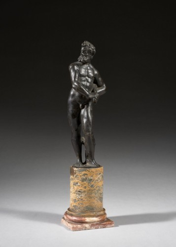 Sculpture Sculpture en Bronze - Hercule, figure vénitienne en bronze début du XVIIe siècle