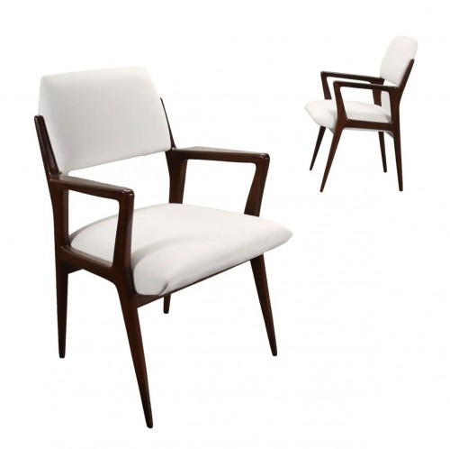 Pair of armchairs, 1950s - After Gio Ponti (Milano, 1891-1979)