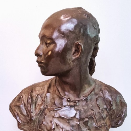 Antiquités - Jean-Baptiste Carpeaux (After) - Chinese Man, N°1  (study for Asia) (1868)