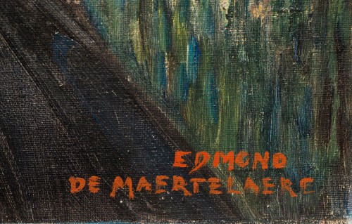 Edmond de Maertelaere (1876 - 1938) Vieille femme, Pont Aven - 