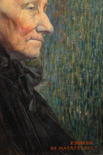  - Edmond de Maertelaere (1876 - 1938) Old woman, Pont Aven