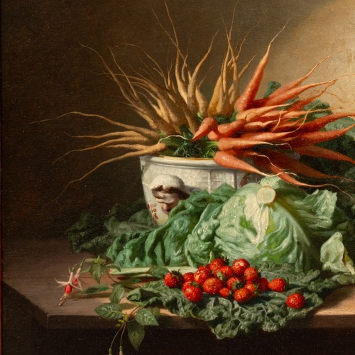 David Émile Joseph de Noter (1825 - 1892) Nature morte - Chastelain & Butes