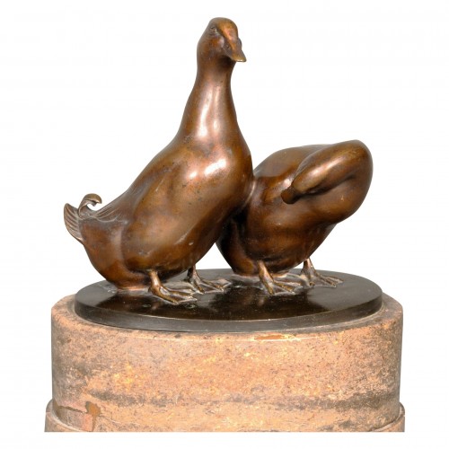 Couple de canards - Carl August Brasch (1866-1938)