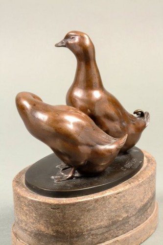 A pair of ducks -  Carl August Brasch (1866-1938)  - 