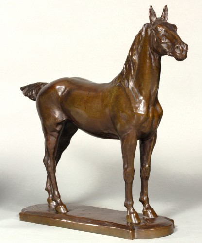 XIXe siècle - Jument, cheval de chasse - Josuë Dupon (1864-1935)