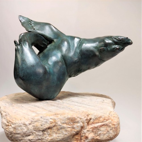Lion de mer - Greta van Puyenbroeck (1943- ) - Sculpture Style 