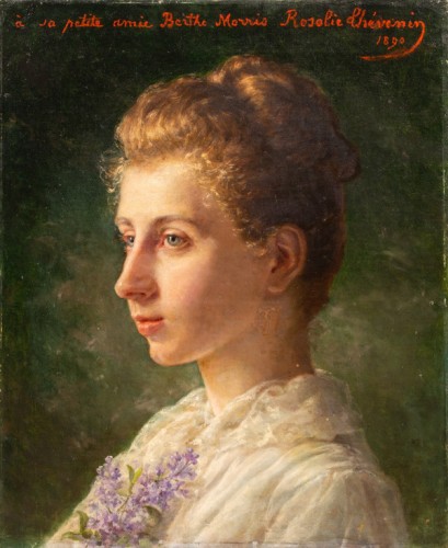 Berthe Morris par Rosalie Thévenin (1819-1892) - Tableaux et dessins Style Napoléon III