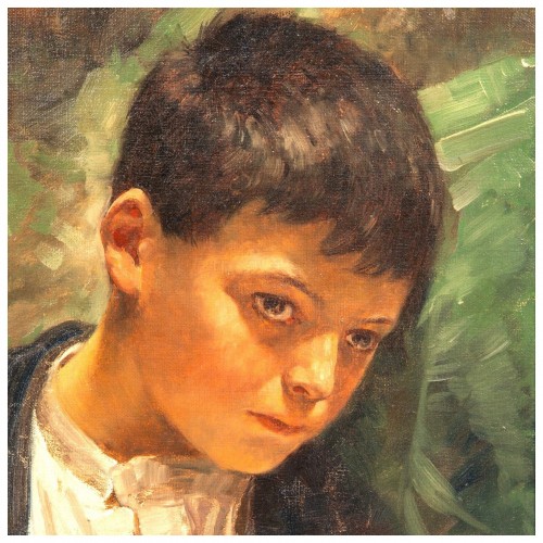 20th century - Study head of nostalgia, Meyer-Waldeck Kunz (1859-1953)