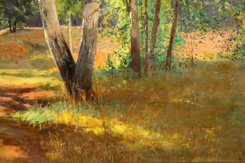 20th century - View of an Undergrowth, Feodor Petrovich Riznischen  (1965 - 1922)