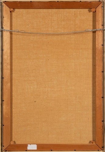Tableau de paysage capriccio de TONI BORDIGNON (1921-), de style des Maîtres anciens - Tableaux et dessins Style 