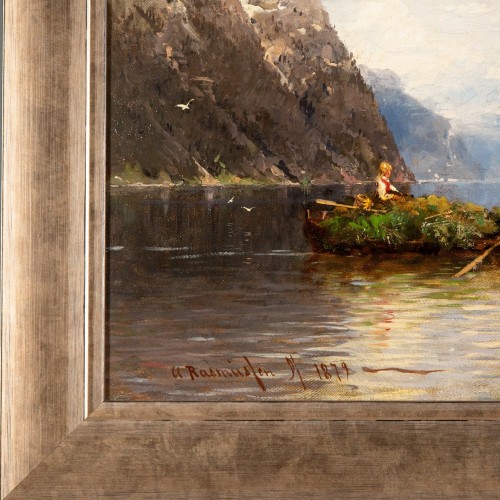  - Summer in the fjords,  Georg Anton Rasmussen, 1842 - 1912