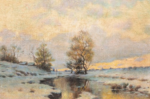 Early spring (Sketch) by Endogourov Ivan Ivanovitch (1861-1898)