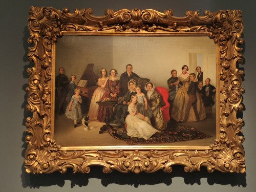Georg von Bothmann, Portrait de la famille de Dutchess Adèle Ozarowska - Tableaux et dessins Style 