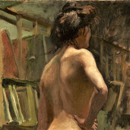 Roger JAMMES (1875 – 1918) Modèle en studio - 