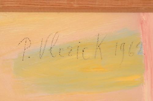 XXe siècle - Tableau 21 huile sur panneaux par Pierre Vlerick (1923 - 1999)