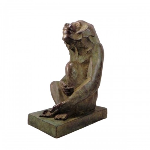 Babouin assis, bronze d’après Akop GURDJAN (1881-1948) 