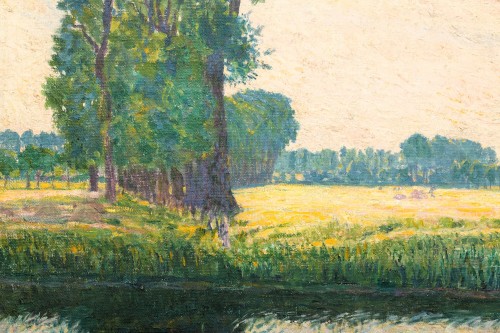 Antiquités - View of Afsnee by Fritz Van Loo (1871-1957)