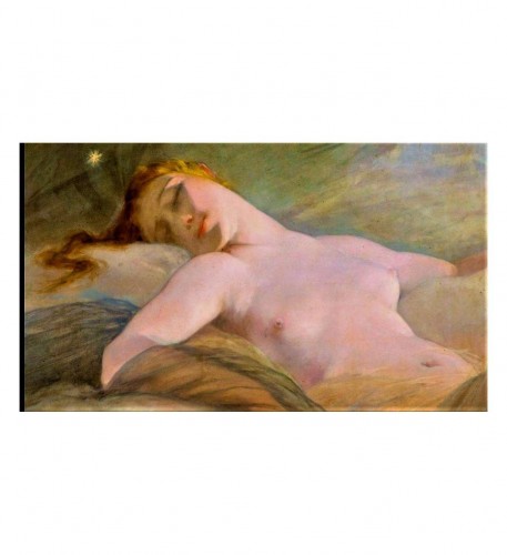 Selena - Charles Joshua Chaplin (1825 - 1891) - Tableaux et dessins Style Napoléon III