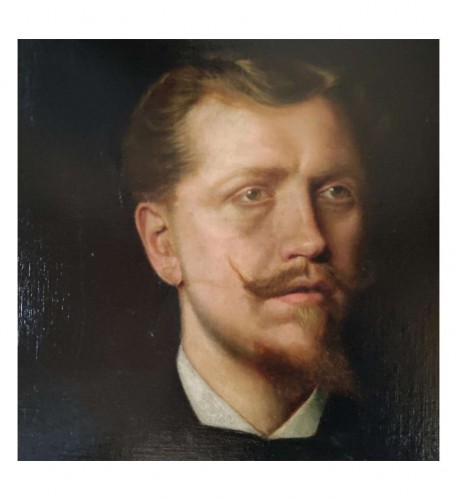 Portrait d'homme - Edmond Theodor Van Hove (1853 - 1913) - Chastelain & Butes