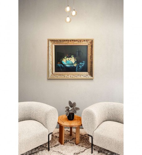 Tableaux et dessins Tableaux du XXe siècle - Nature morte avec une coupe chinoise - Jean Grimal (1942-1998)