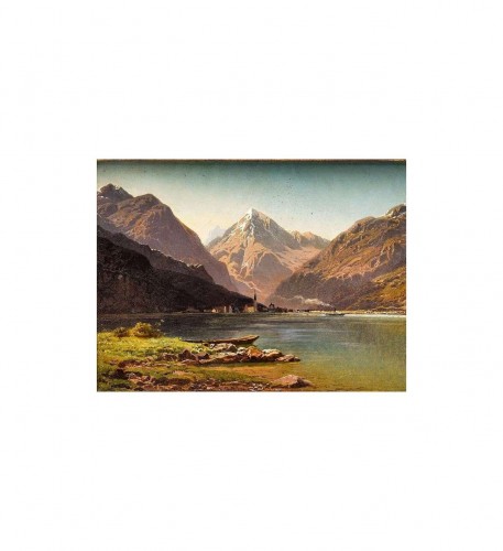 Roffiaen François (1820-1898) - Lac des quatre cantons - Tableaux et dessins Style Napoléon III