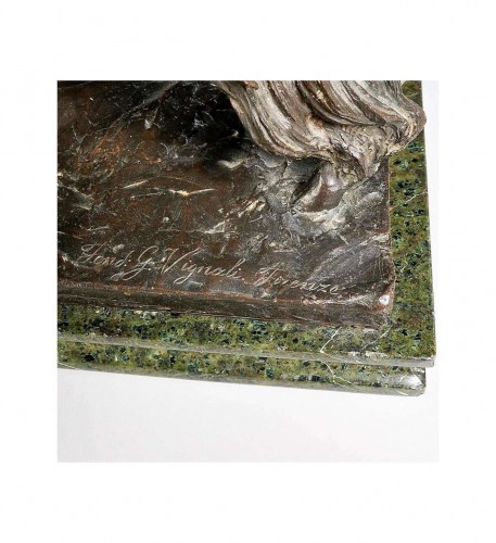 Sirio Tofanari (1886-1969) -  Béliers combattants - Sculpture Style Art Déco