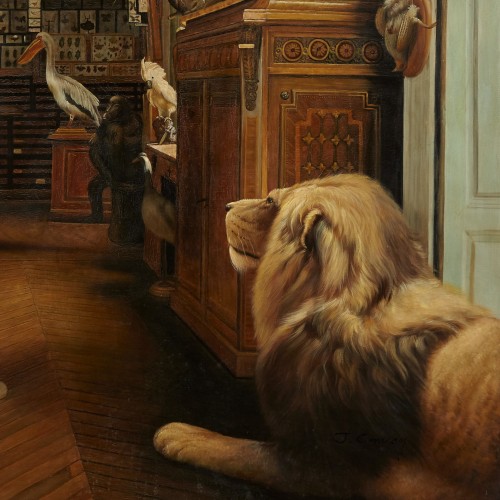L'atelier d'un taxidermiste - J. Convey - Chastelain & Butes