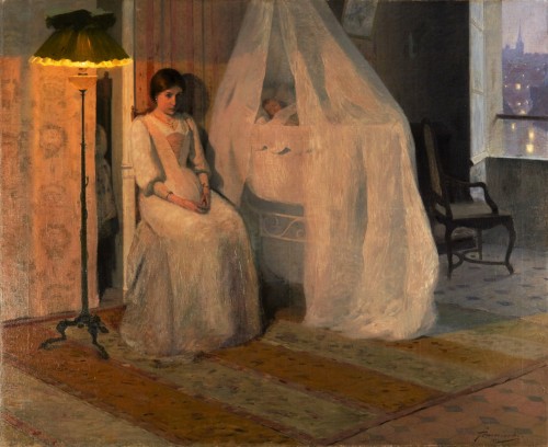 La jeune mère - Hippolyte Fournier (1853-1926)