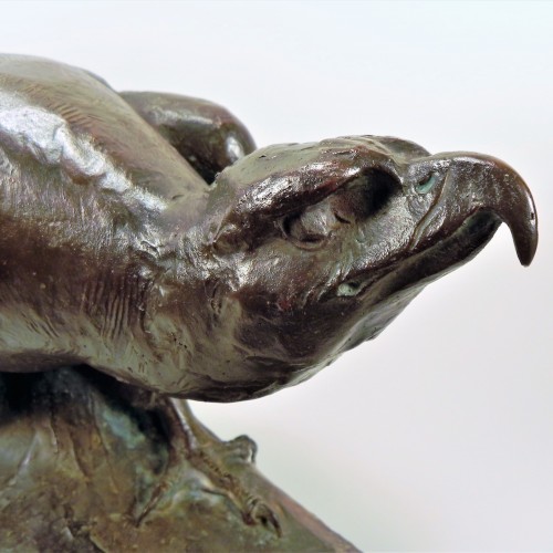 XXe siècle - Aigle sur un rocher (1925) - Maximilien Fiot (1886-1953)