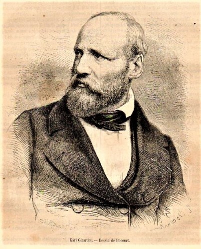Lavandières au bord de la rivière - Karl Girardet (1813-1871) - Chastelain & Butes