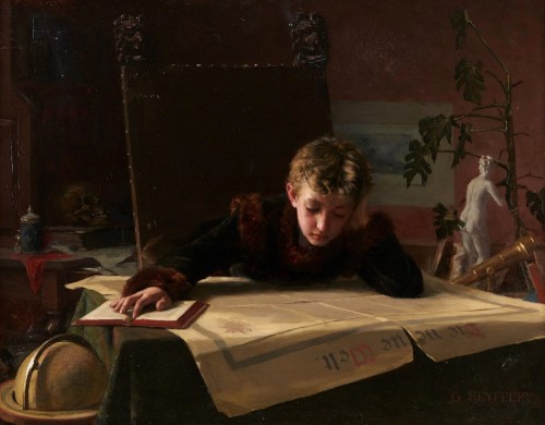 Tableaux et dessins Tableaux XIXe siècle - Le Nouveau Monde - Gustav Seyfferth (act.1868-1876)