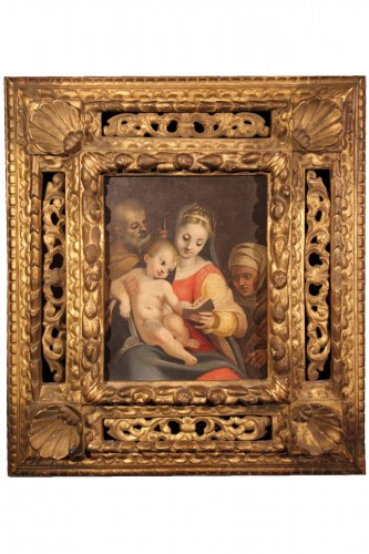 The Holy Family. 17th C Italian School