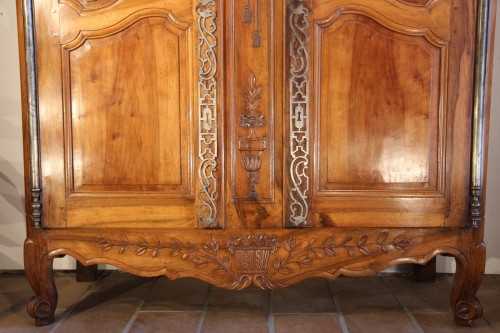 18th C Arlesian marriage armoire (wardrobe) From Provence - 