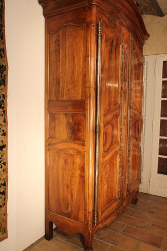 18th C Arlesian marriage armoire (wardrobe) From Provence - Louis XV