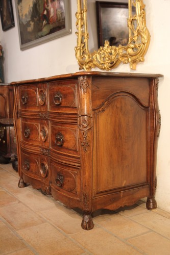 Commode Louis XIV dite Mazarine, travail languedocien du début du XVIIIe siècle - Chatelan Antiquités