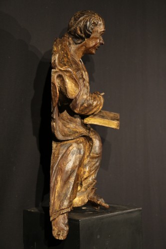  - 17th C wall sculpture representing St Marc the Evangelist