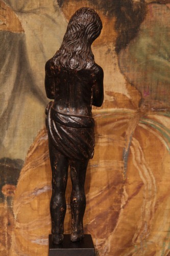 Sculpture Sculpture en Bois - Christ aux liens, France fin du XVe siècle
