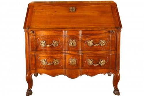 Commode scribanne Louis XV, travail provençal du XVIIIe siècle