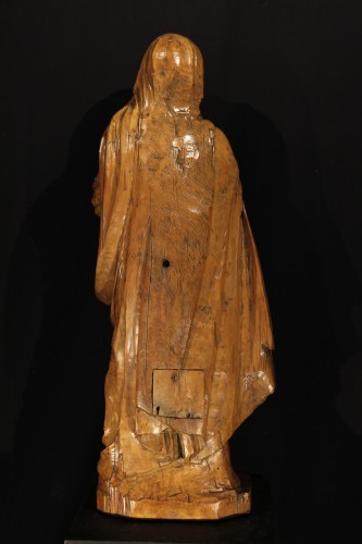 Vierge de douleur, sculpture en bois de noyer, Italie circa 1600 - Chatelan Antiquités