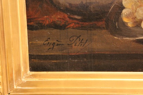 19th century - Still life signed Eugène PETIT(1838-1886).
