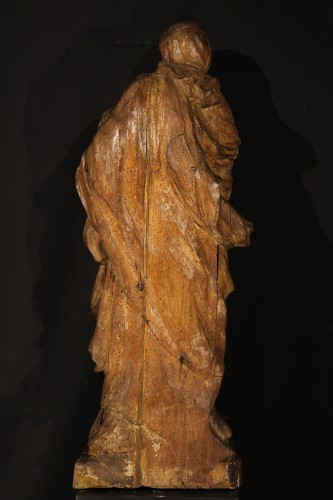 17th C Virgin and Child in carved wood. From Provence. - 