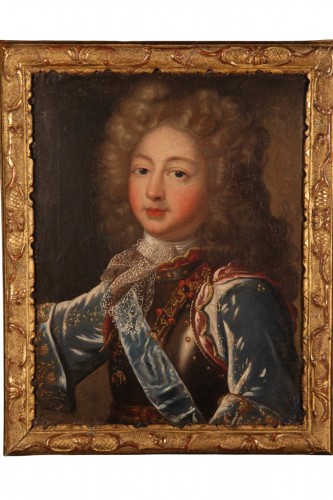  Young man in armour, French school of the 17th century