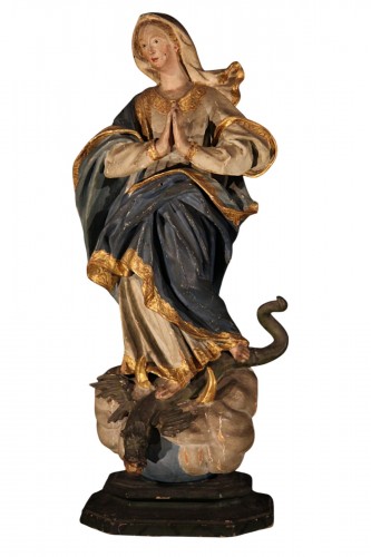 Virgin of the Immaculate Conception, Baroque work from Southern France